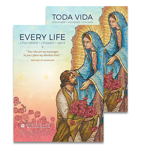 Every Life: Cherished, Chosen, Sent Poster (Bilingual)