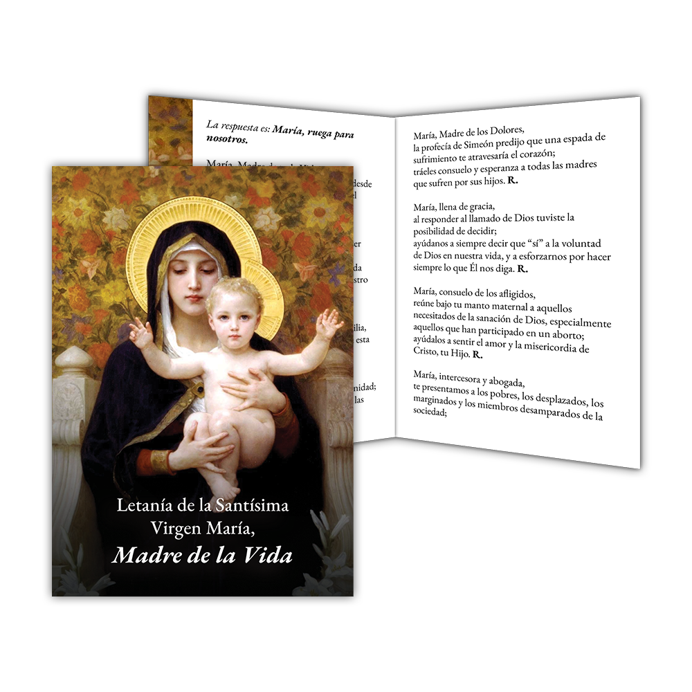 Letanía de la Santísima Virgen María, Madre de la Vida (Litany of the Blessed Virgin Mary, Mother of Life)
