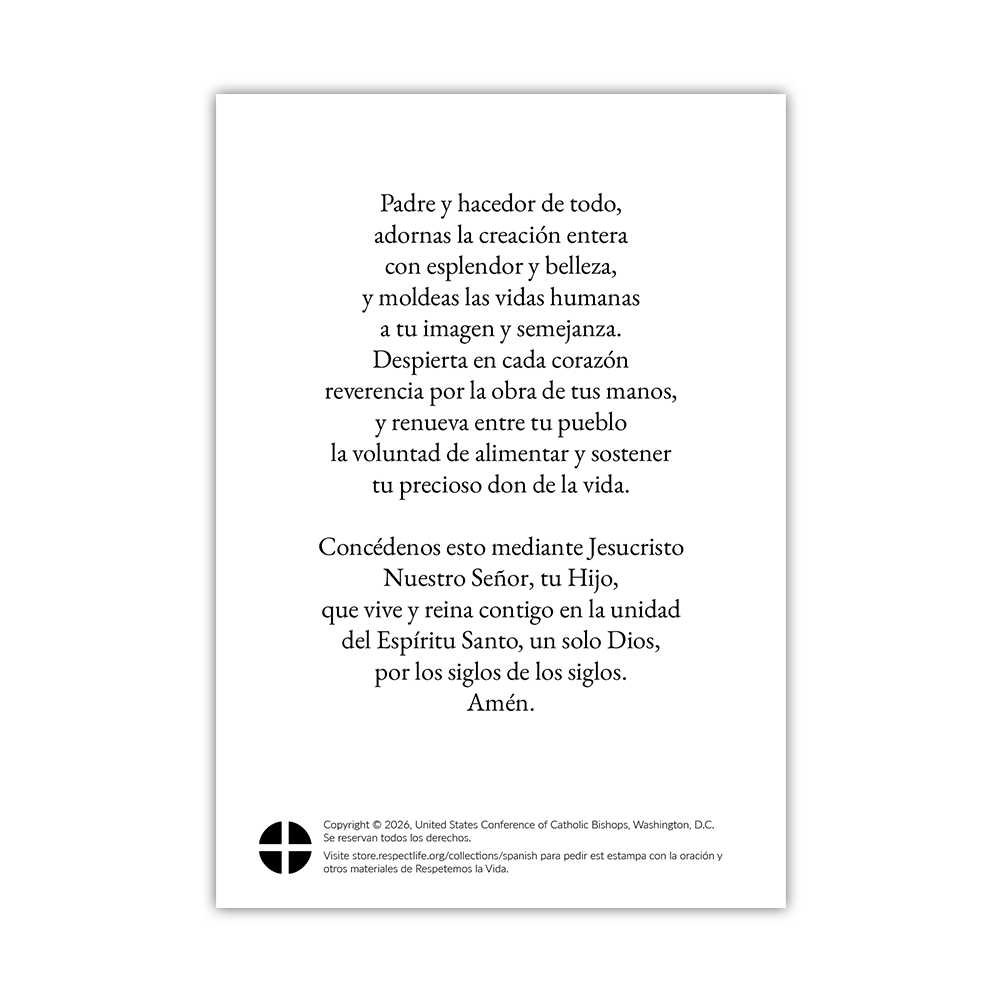 Oración por la vida (A Prayer for Life)