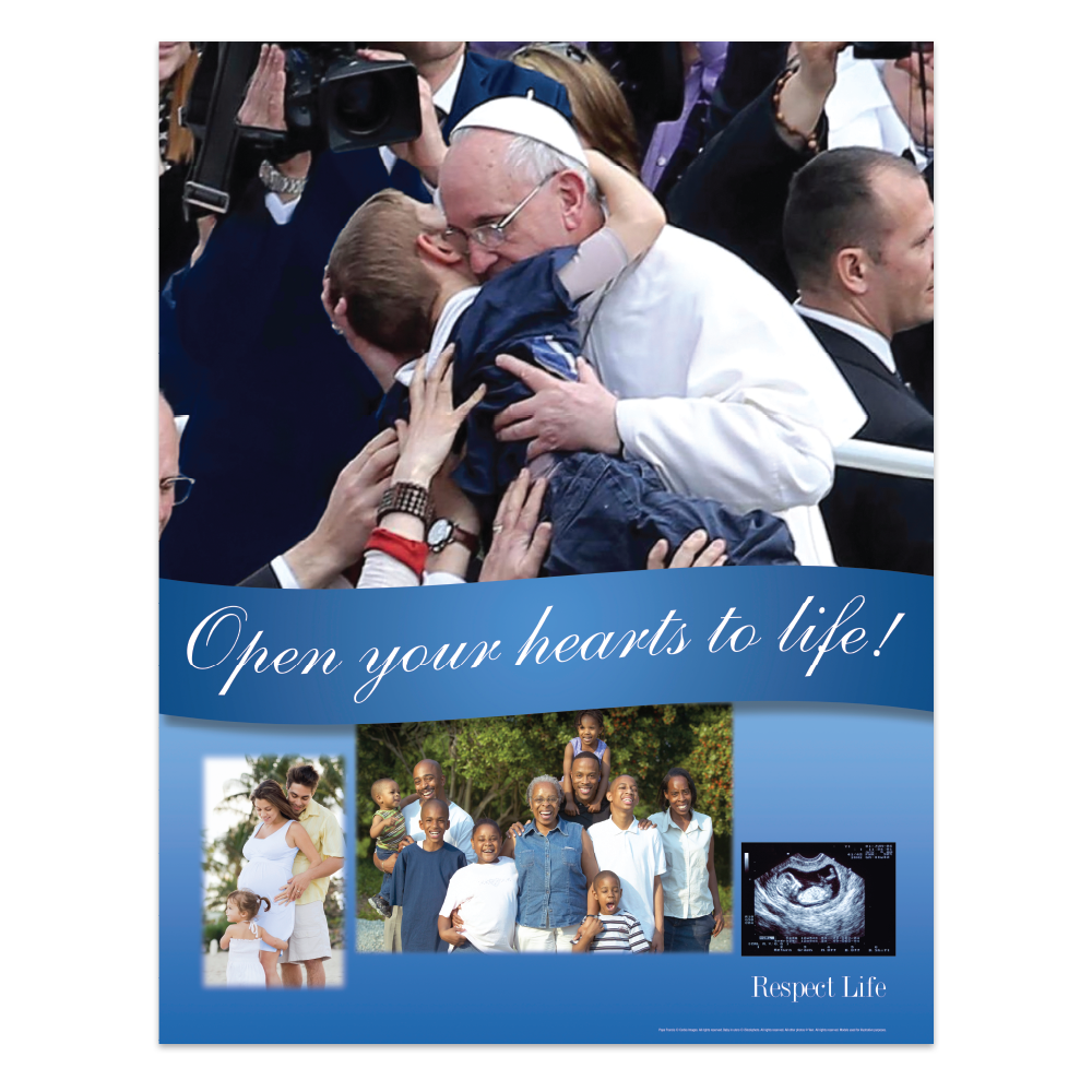 Open Your Hearts to Life Poster (Bilingual)