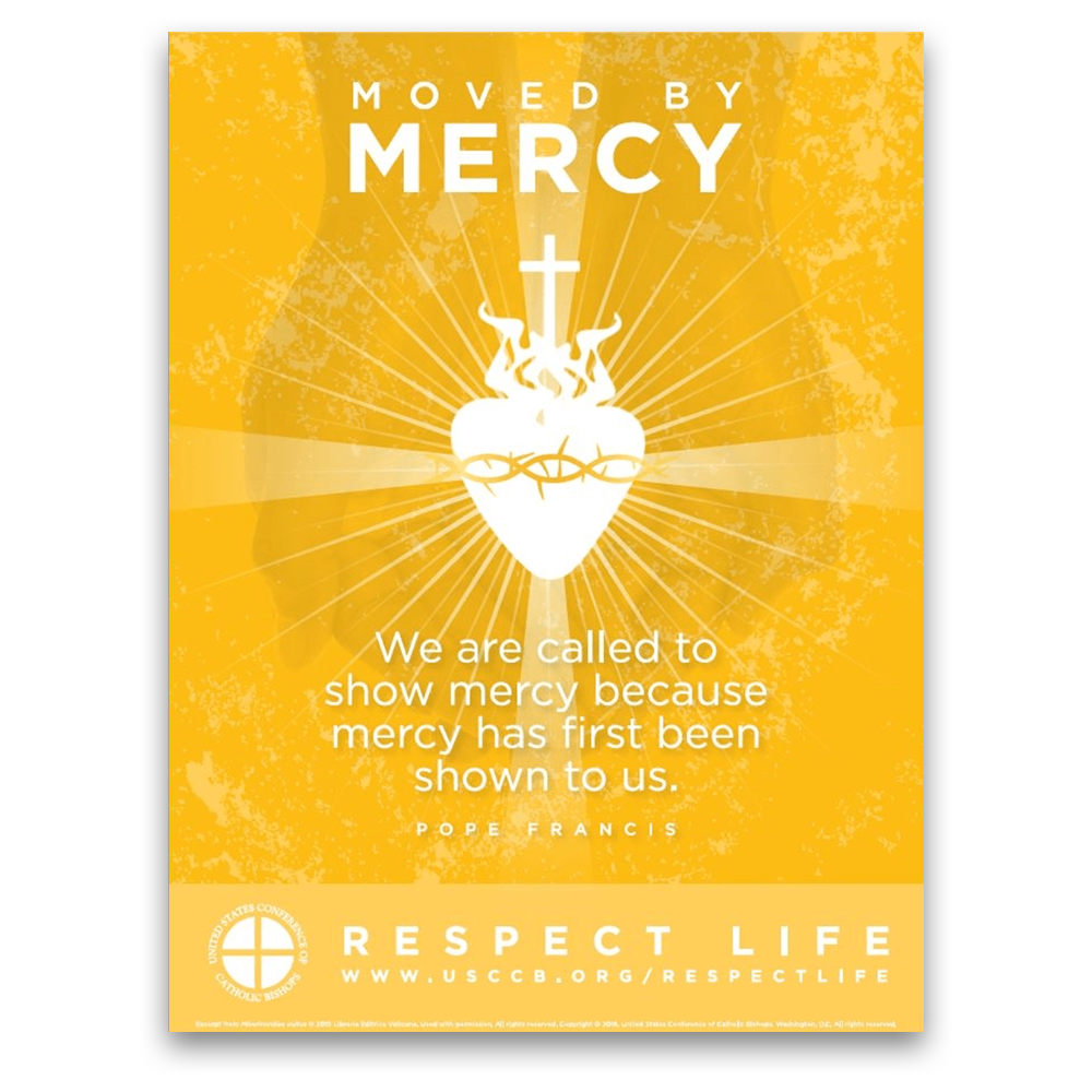 Moved by Mercy Poster (Bilingual)