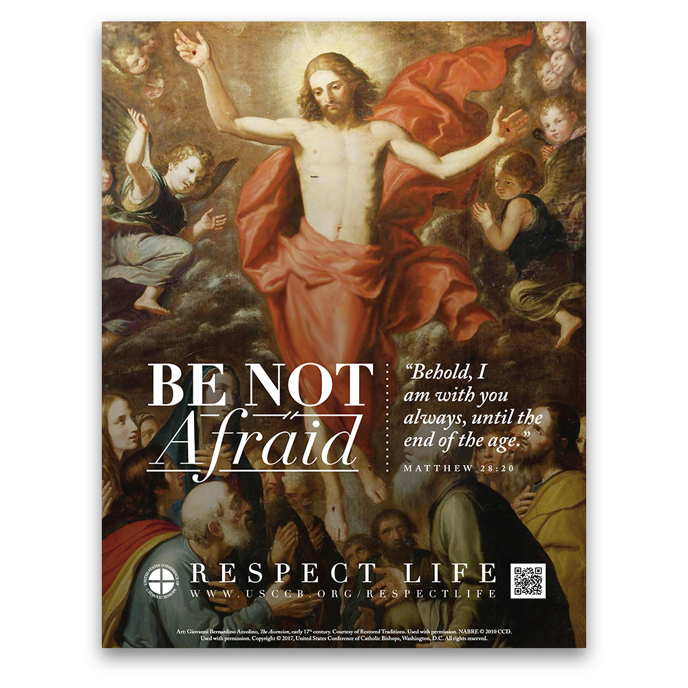 Be Not Afraid Poster (Bilingual, Flat)