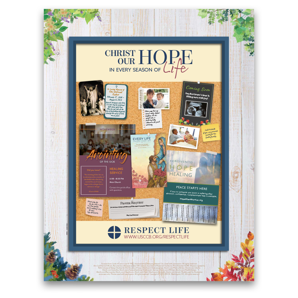 Christ Our Hope Poster (Bilingual, Flat)
