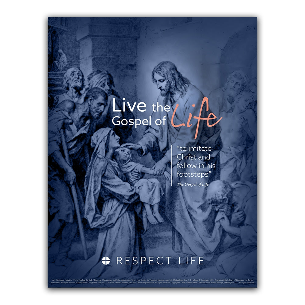 Live the Gospel of Life Poster (Bilingual)